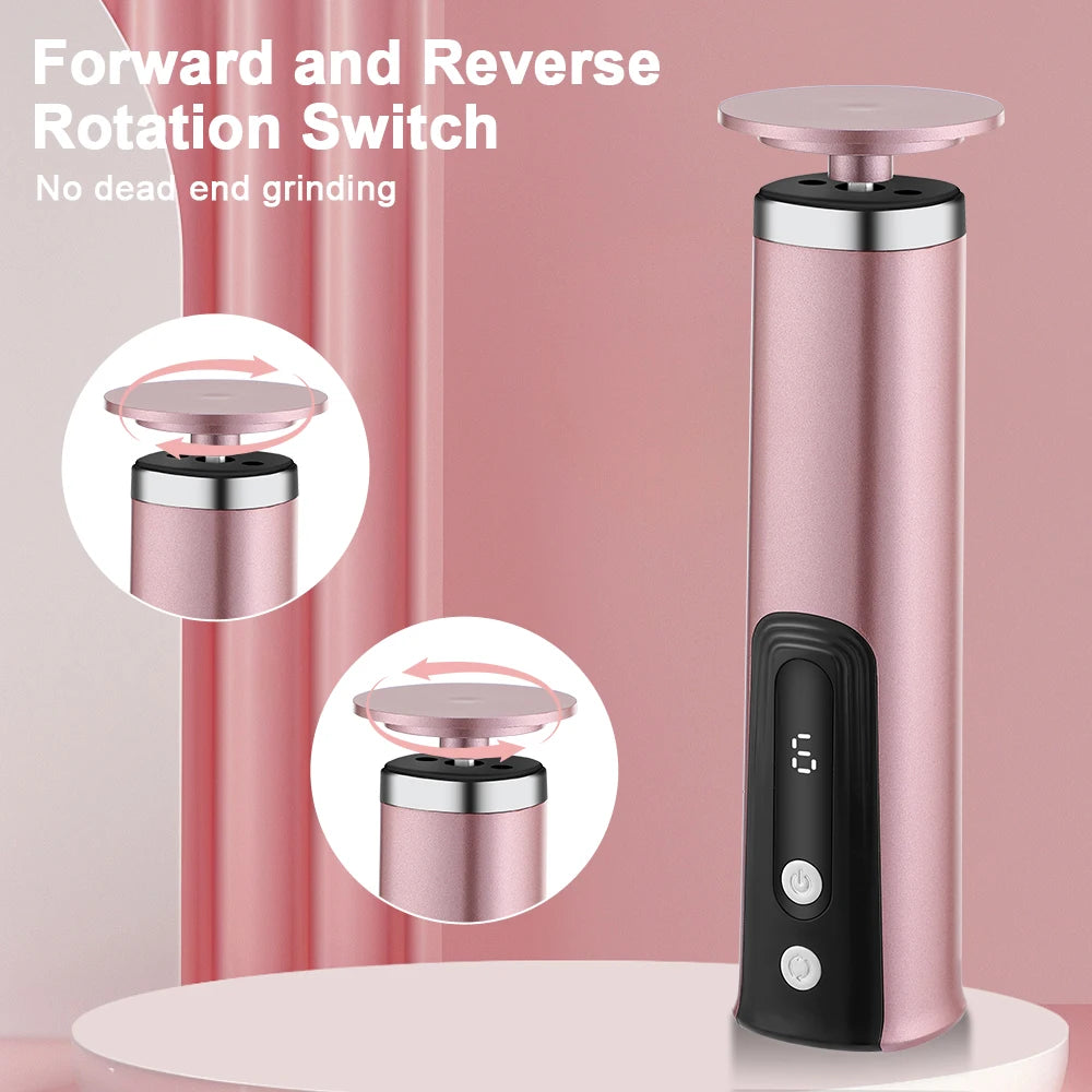 Electric Foot Callus Remover Foot Care File Heels Dead Skin Pedicure Tool Electronic Foot Grinder and Replacement Sandpaper
