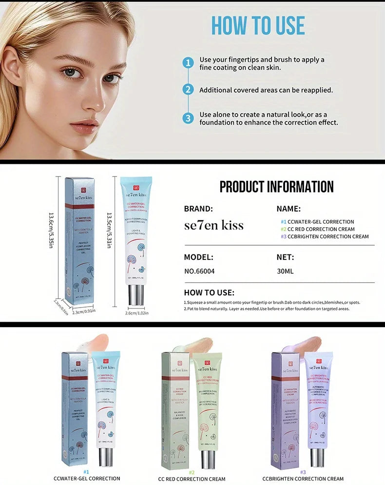 CC Cream Isolation Cream Facial Brightening Concealer Invisible Pore Makeup Primer