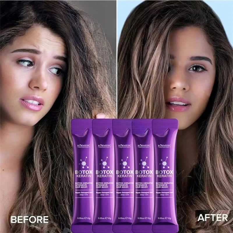 Magical Keratin Hair Mask 5 Seconds Repair Damaged Frizzy Hair Soft Smooth Shiny Nutrition Deep Moisturize Nourishing Hair Care