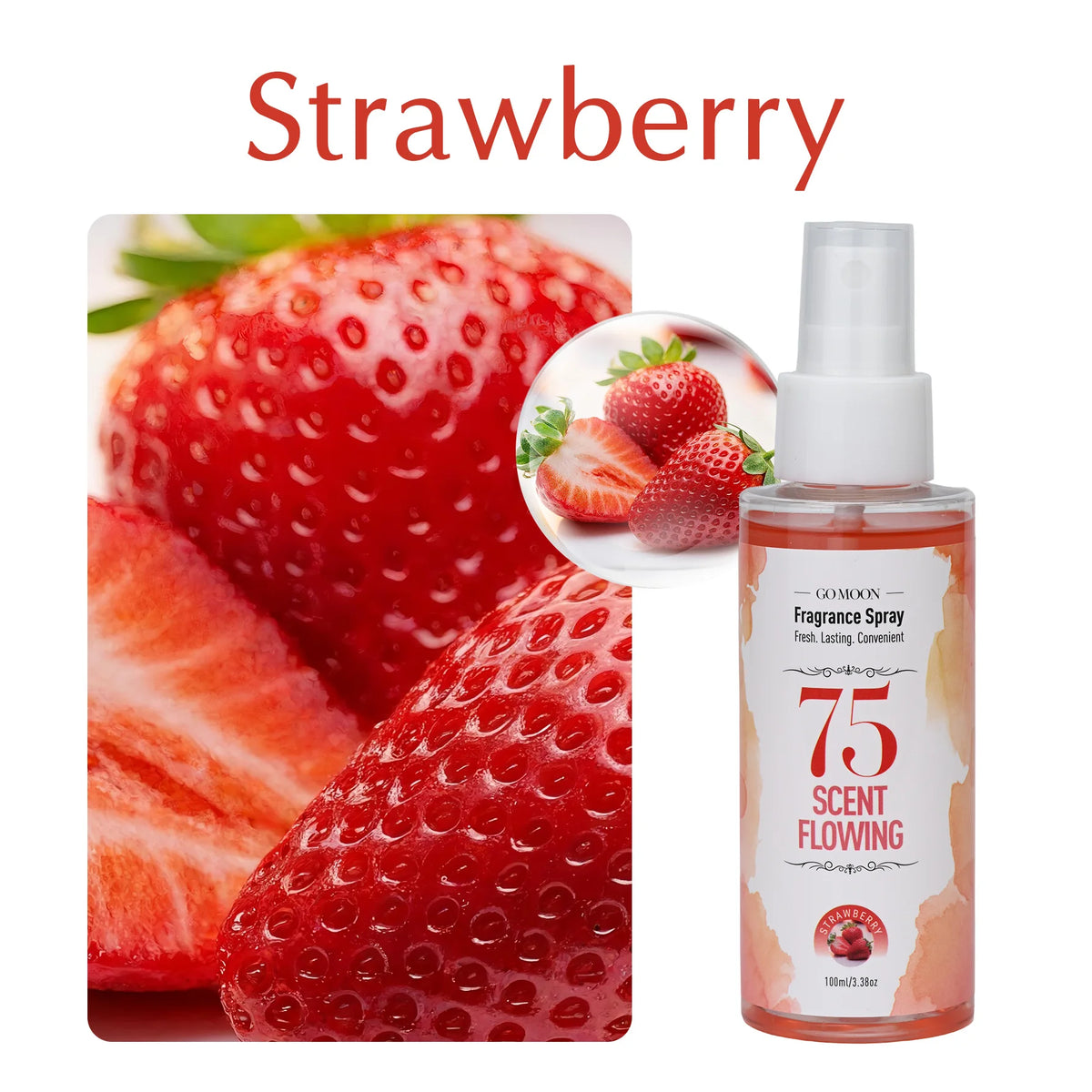 100ml/3.38oz, 10 Scents Fragrance Spray, Quickly Remove Odors, Long Lasting Fragrance, Air Fresh, Suitable for Home, Car, Gifts