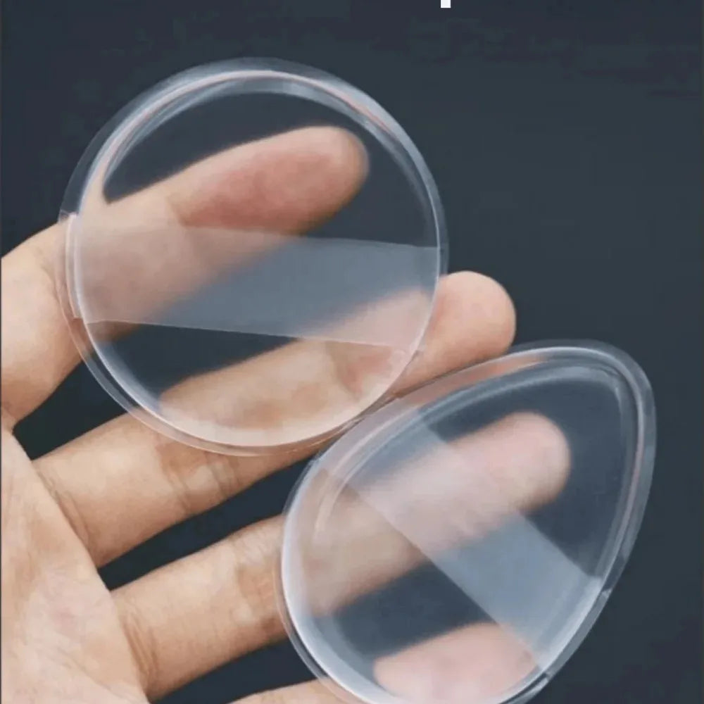 1/2Pcs Silicone Makeup Sponge Foundation Sponge 2026 Water-Based Crystal Jelly BB Cushion Puff