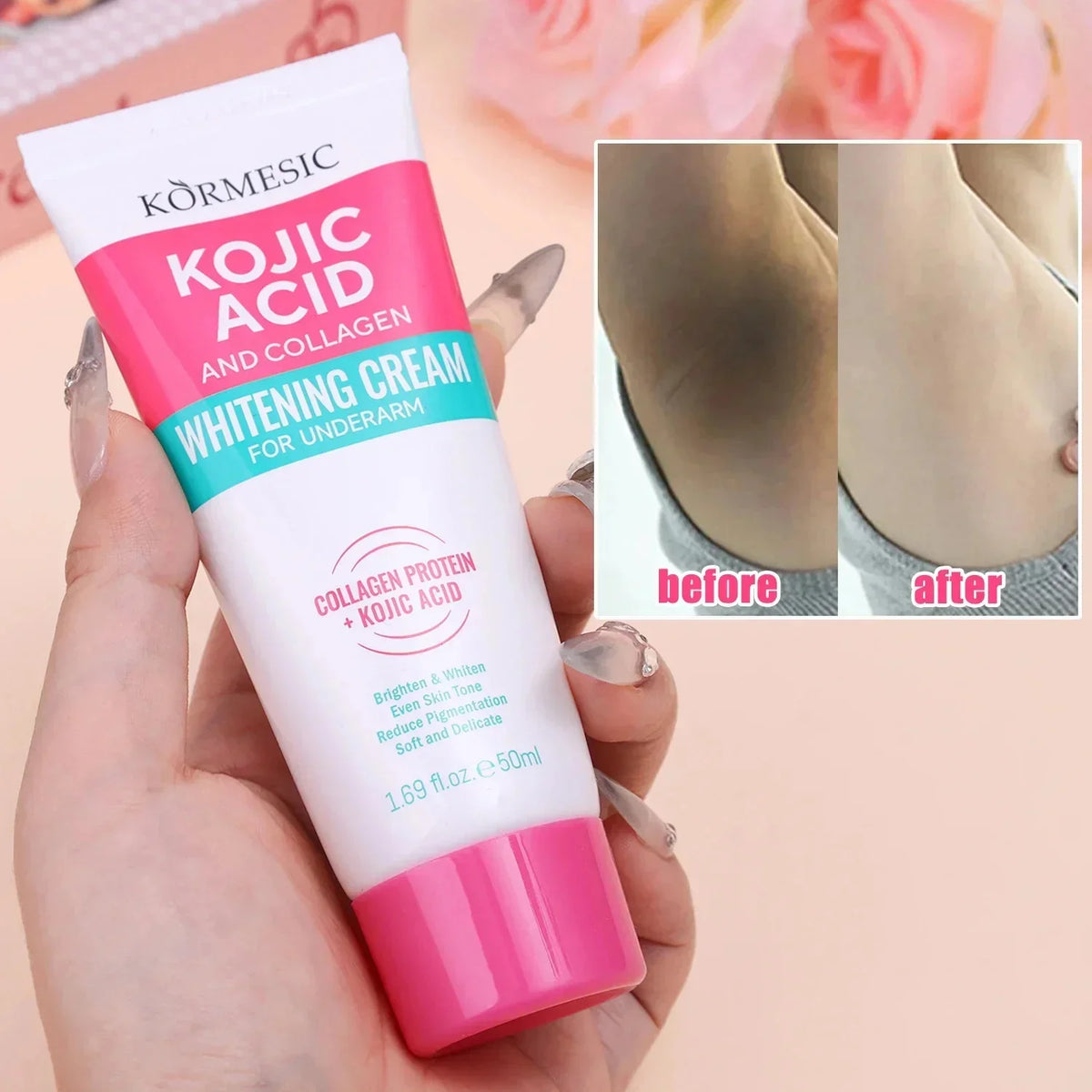 Whitening Cream Private Parts Underarm Bleaching Serum Whiten Butt Knee Brighten Inner Thigh Intimate Parts Dark Remove Melanin