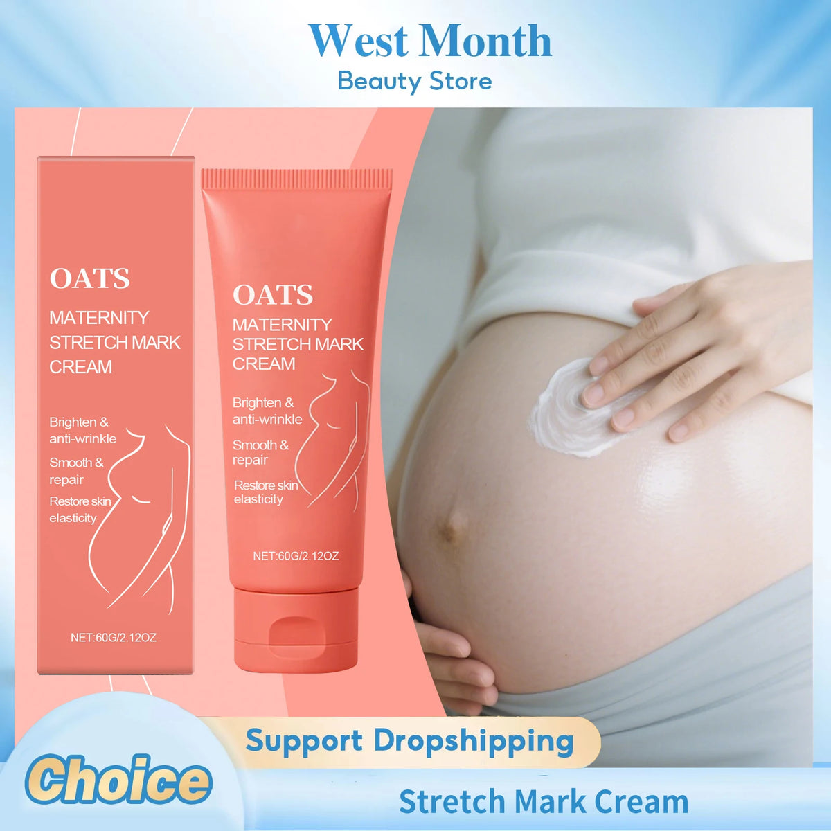 Stretch Mark Repair Cream Pregnant Women Anti Wrinkles Firming Nourishing Smoothing Improve Elasticity Remove Stretch Mark Cream