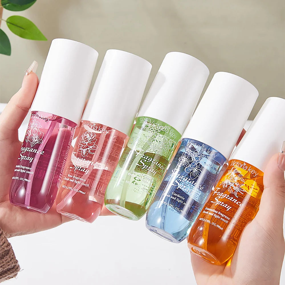 1pcs 90ml Alcohol Free Fragrance Spray Fragrance Of Flowers Scented Air Freshener Apply To Clothing Home Long-Lasting Deodoran